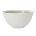 Sage green stoneware serving bowl, 8.26 inches wide