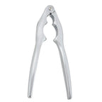 Zinc alloy seafood cracker, 6 inches long, natural silver finish